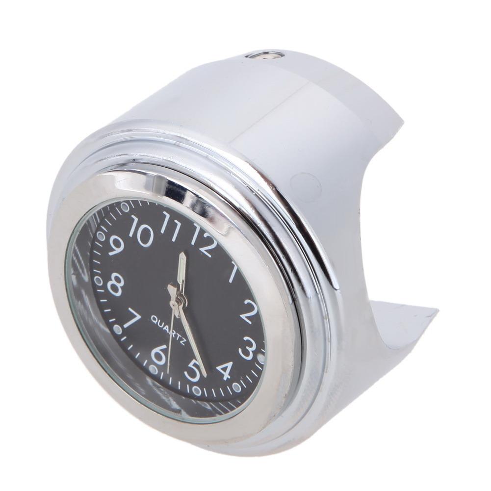 Universal 7/8 Motorcycle Handlebar Mount Quartz Clock - Korvel