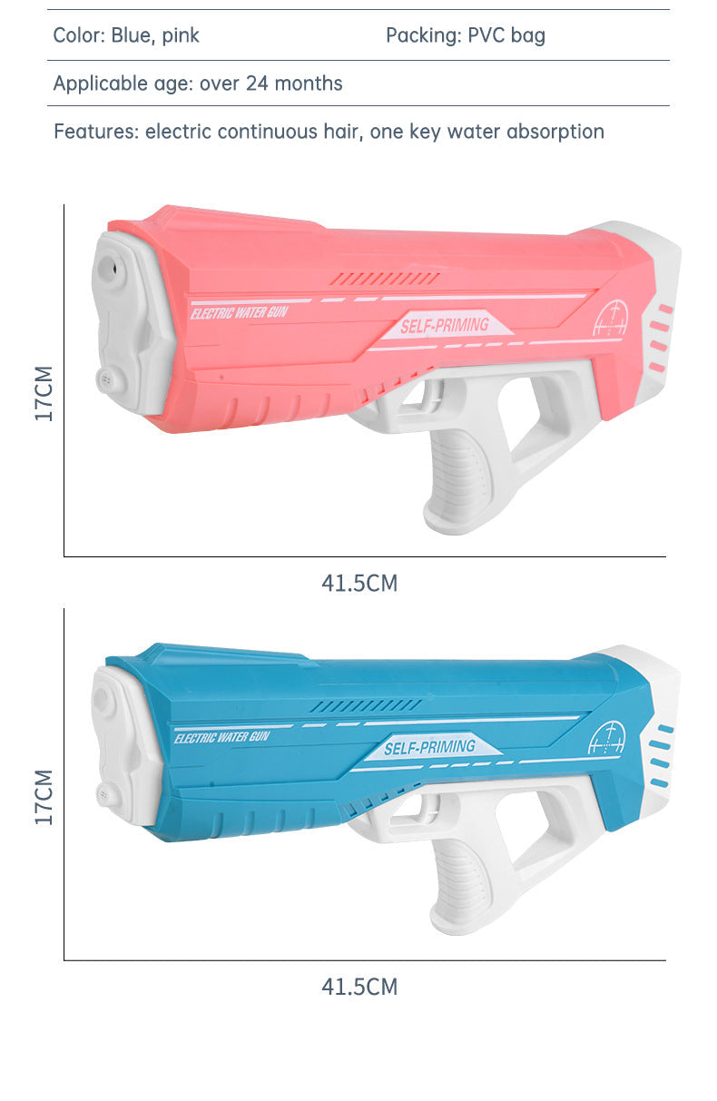Electric Induction Water Gun Summer Outdoor Toys Automatic Pumping Gun Beach Swimming Pool Water Fight Children's Toy Gifts - Korvel