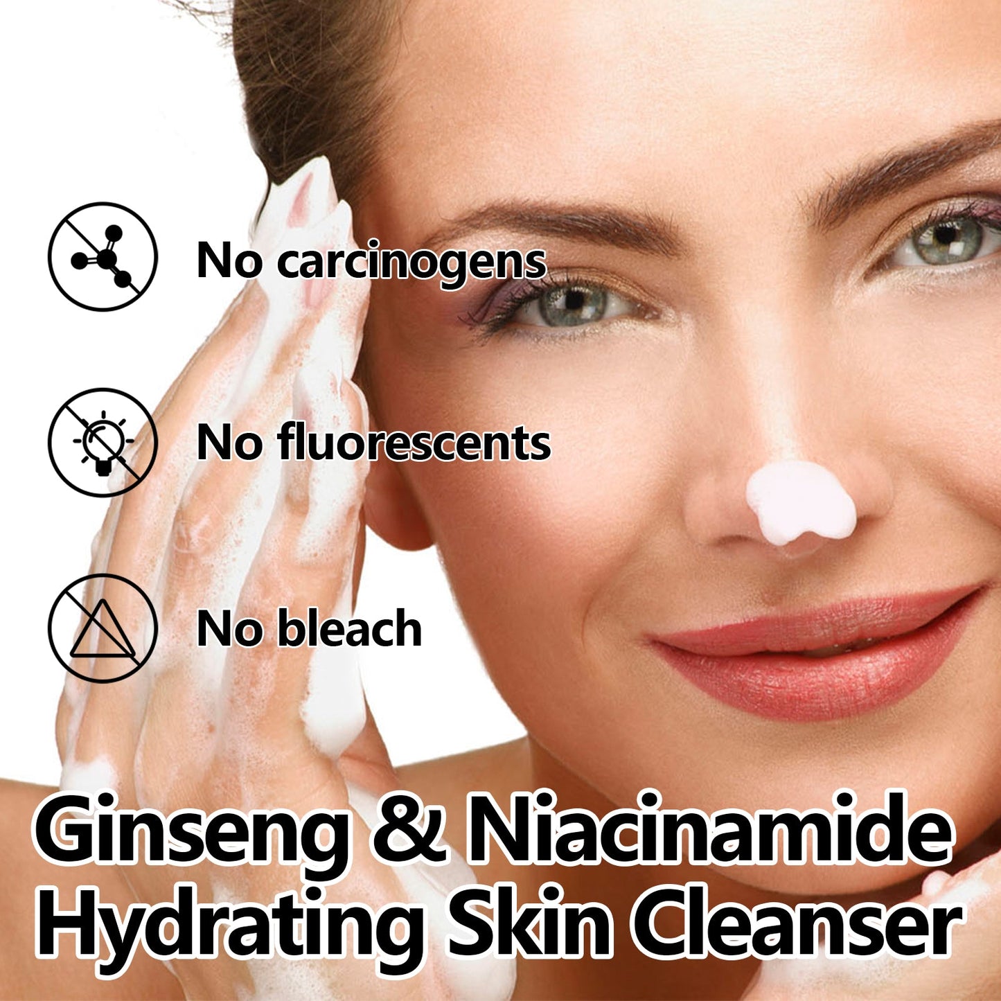Ginseng Facial Cleanser for Gentle Cleansing and Moisture