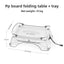 Folding Mini Table - Ultralight PP Camp Table & Tray (97g) Food-grade, Portable for Camping & Hiking Gear - Korvel