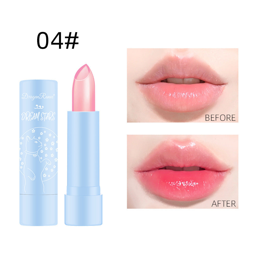 Color-Changing Lipstick Long-Lasting Moisturizing Not Easy To Decolorize Not Easy To Dip In The Cup Waterproof And Moisturizing Aloe Jelly Lipstick - Korvel