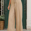 Perfee Frill Wide Leg Pants - Korvel