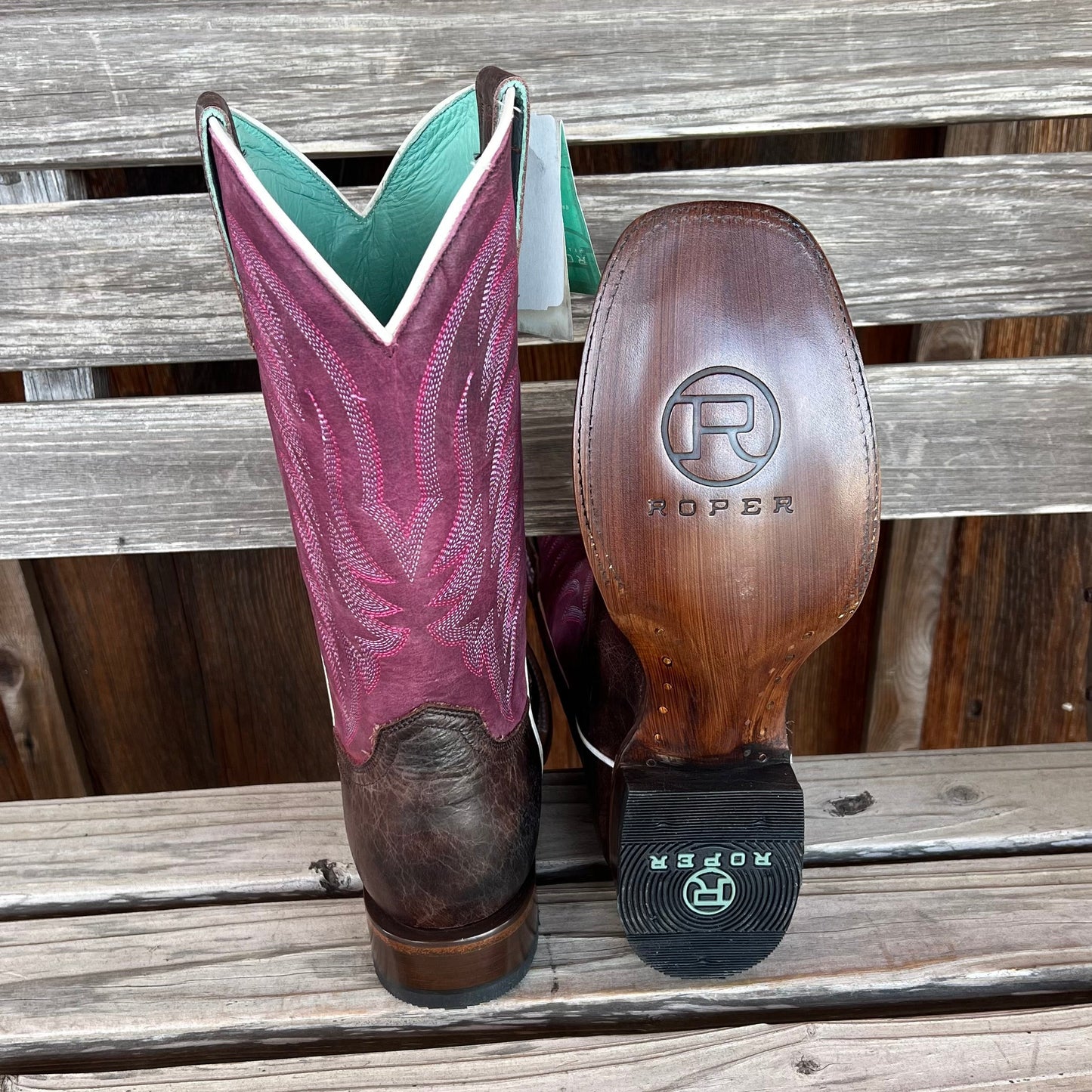 Vibrant Purple Cowgirl Boots for Women | Roper - Korvel