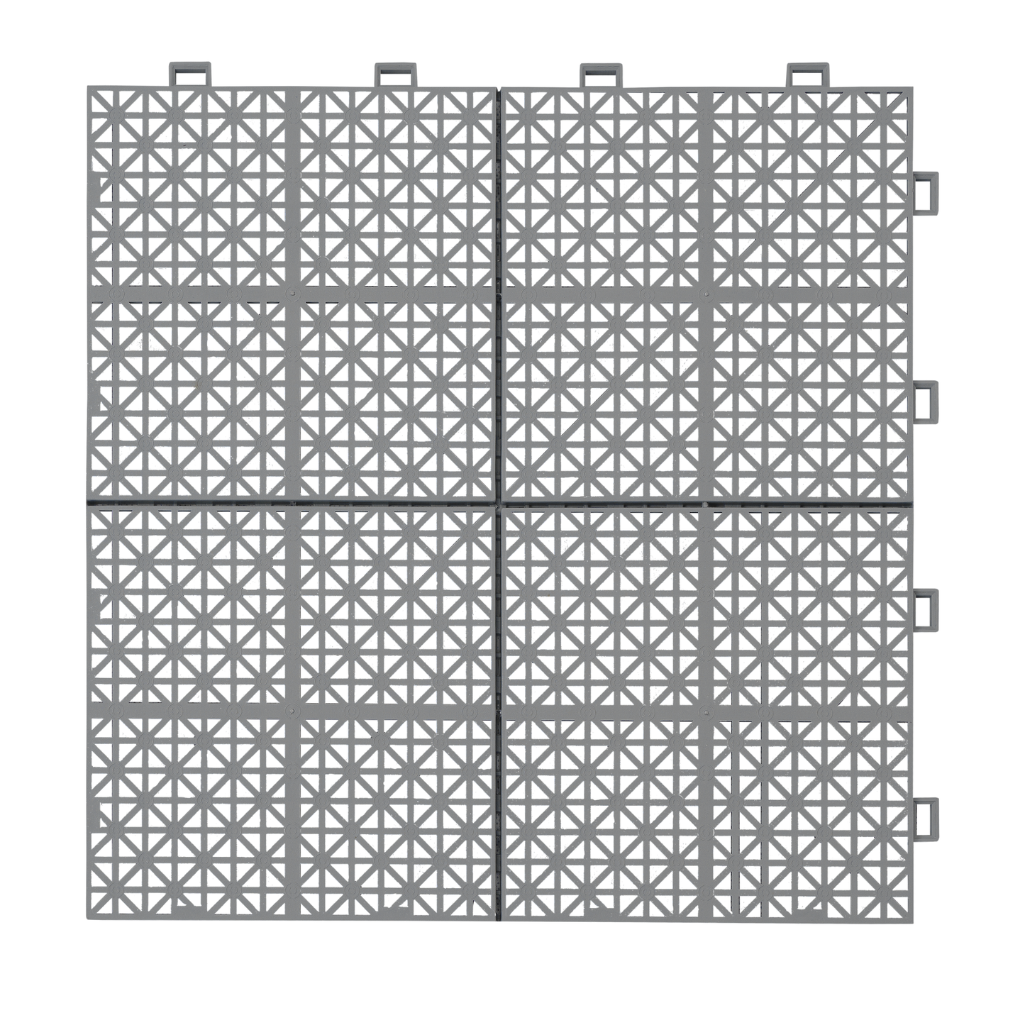 12 x 12 inch gray interlocking deck tiles, plastic waterproof, weighing up to 6613 pounds, with a rose pattern pack of 12 - Korvel