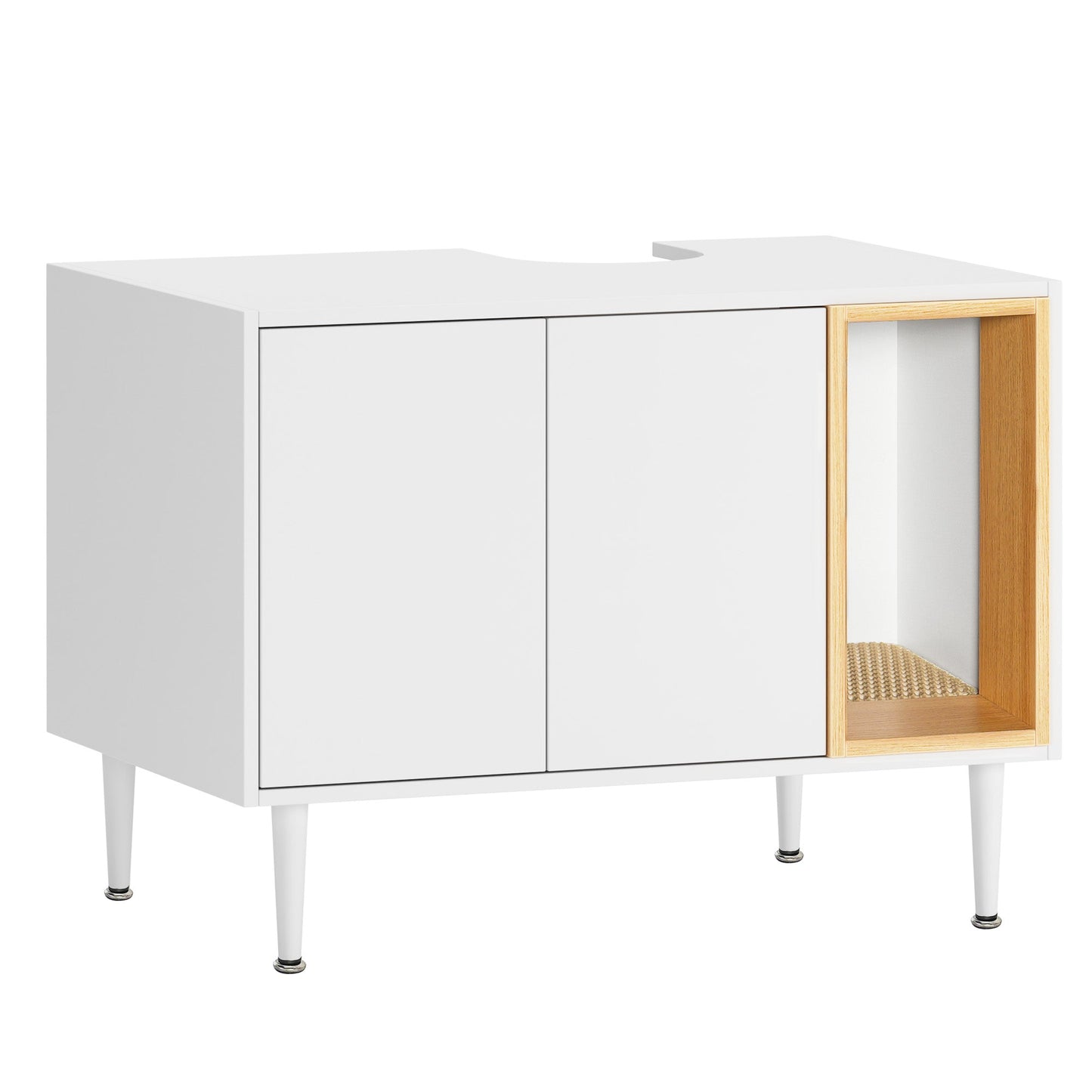 Armoire à Litière pour Chat Élégante avec Design Caché