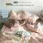 Solid Color Simple Four-Piece Set Flannel Quilt Cover INS Style Quilt Cover Dormitory Summer Washed Cotton Bedding Three-Piece Set - Korvel