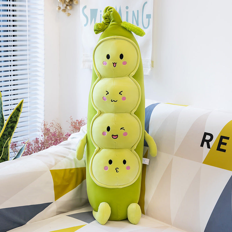 Pea Pillow Plush Toy Long Sleep Doll Caterpillar Grabber Doll - Korvel