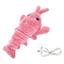 Pet Toy Gravity Jumping Shrimp Electric Simulation Lobster USB Charging Teasing Dog Cat Self Fun Soothing Tool - Korvel