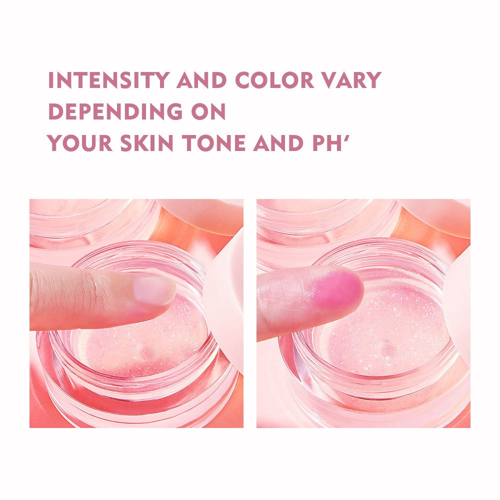 Pudaier temperature-changing blush transparent color-changing gel highlight blush cream natural nude makeup rouge blush - Korvel
