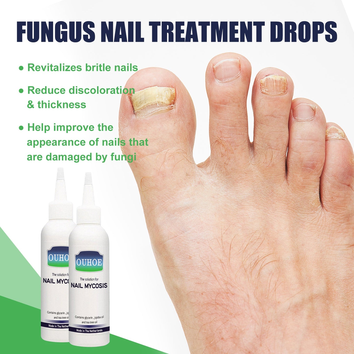 Gray Nail Repair Drops for Healthy Nails