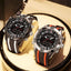 Lige Men's Dual Display Watch Multi-Function Chronograph Sports Waterproof Watch - Korvel