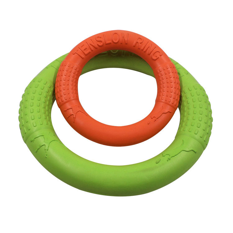 EVA Pet Tug Ring - Durable Flying Disc for Dogs