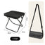 Tabouret pliant portable premium pour un confort en extérieur