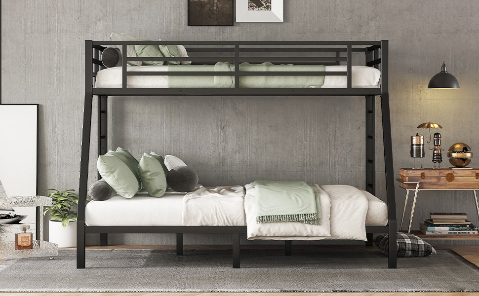 Lit superposé en métal Twin XL sur Queen - Design gain de place