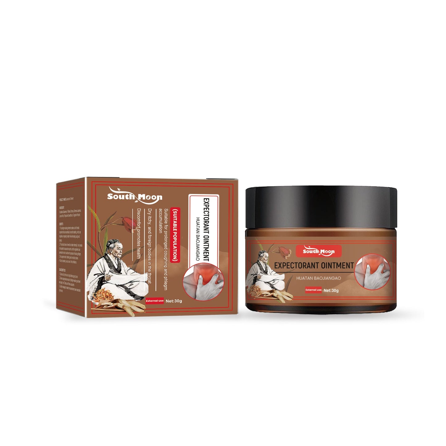 Onguent Expectorant Premium pour le Confort de la Gorge