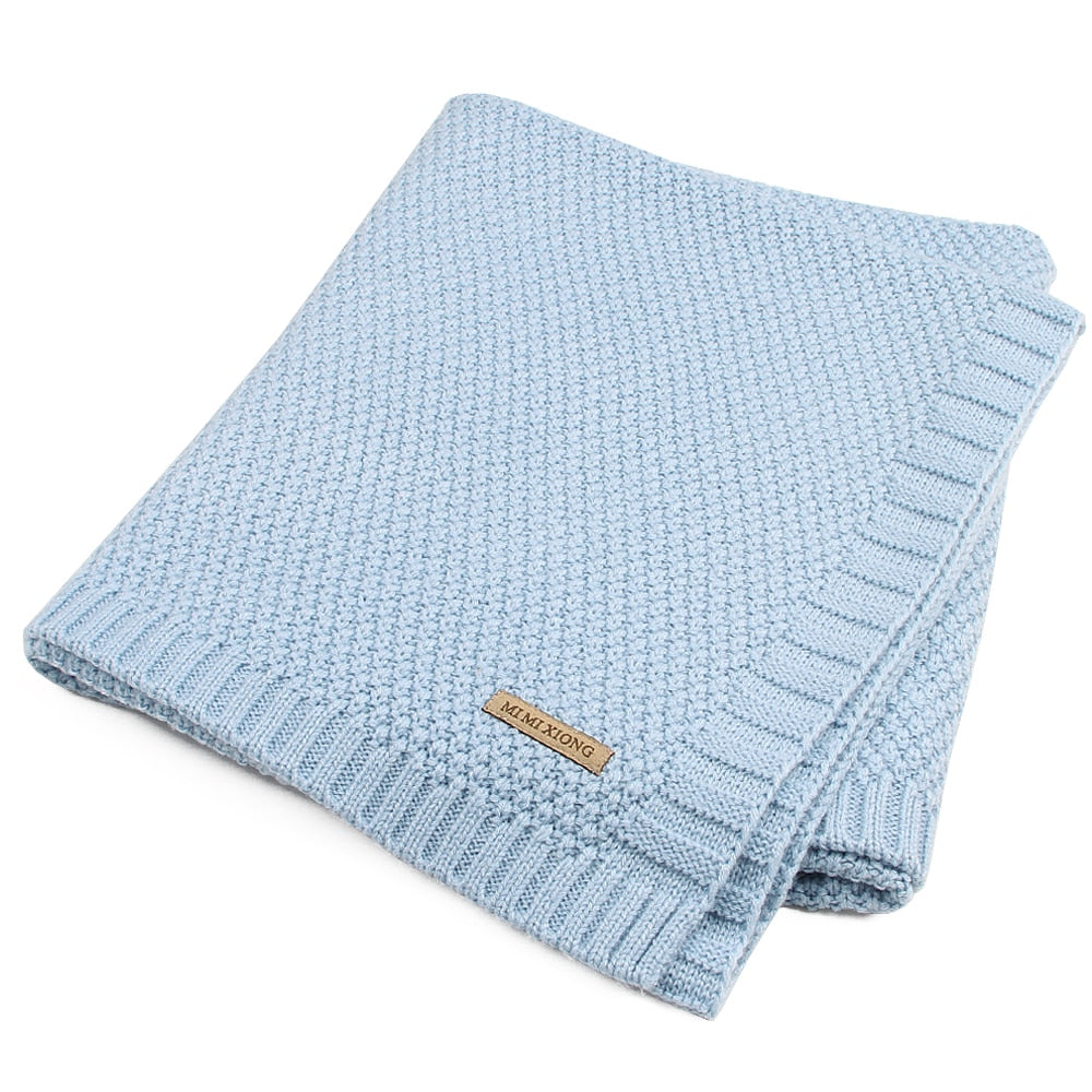 Premium Knitted Baby Swaddle Blanket - Super Soft & Cozy
