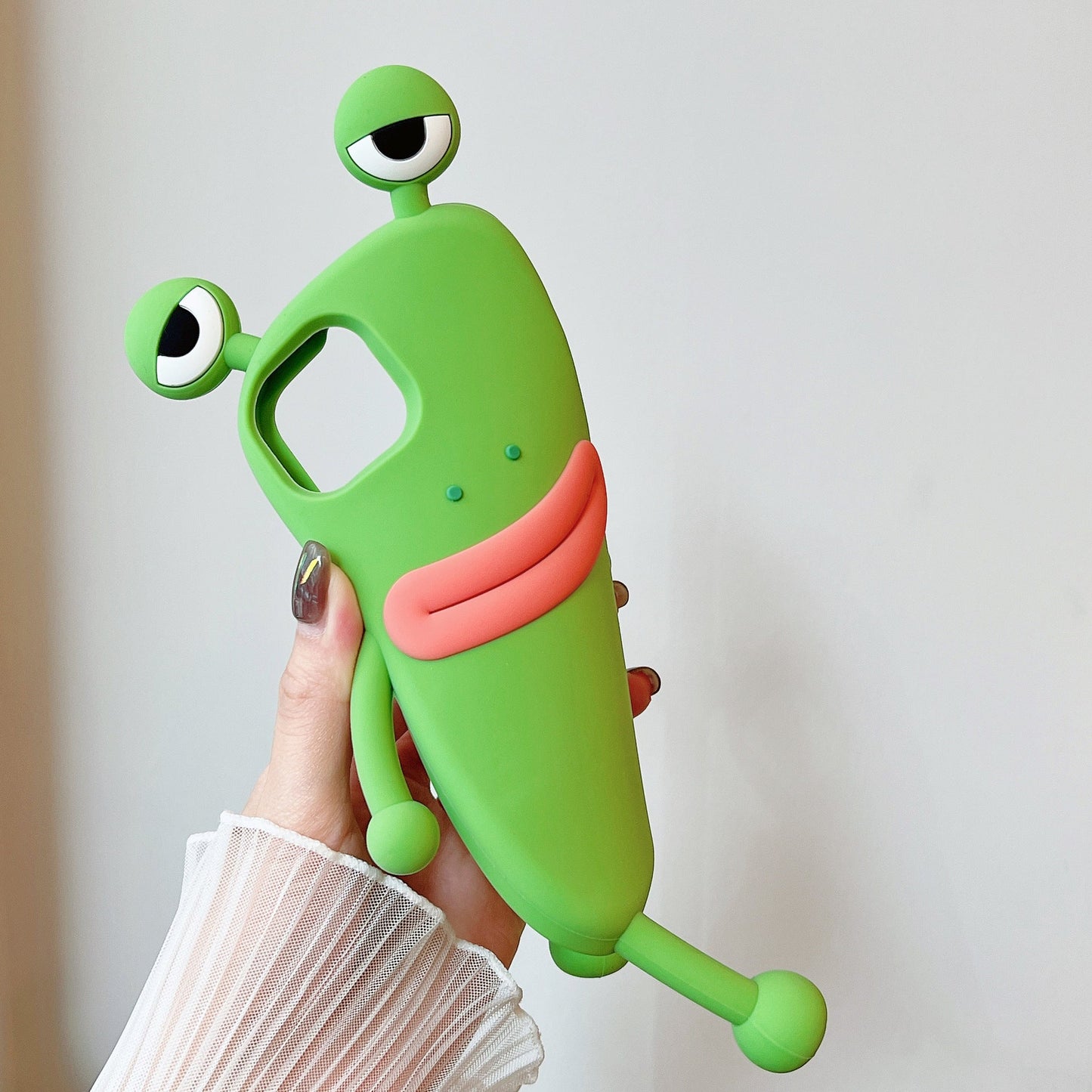 Funny Silicone 3D Frog Phone Case For IPhone 14 13 11 12 Pro Max XS XR X 7 8 Plus SE Cartoon Cute Shockproof Bumper Cover - Korvel