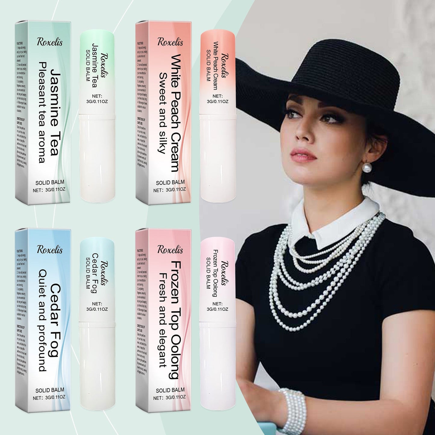 Elegant Solid Balm Fragrance - Fresh Charm