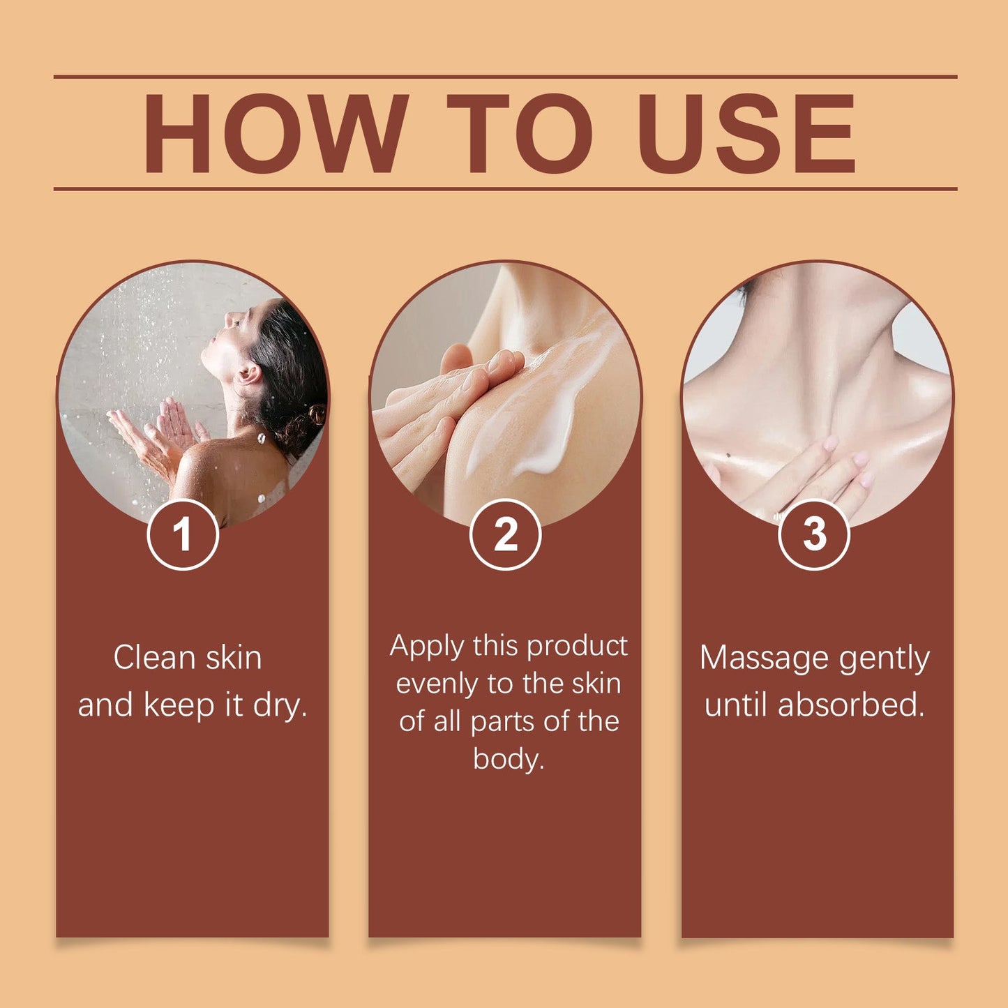 Body Moisturizing And Brightening Cream, Moisturizing And Brightening Skin, Refreshing And Non-Sticky Body Lotion - Korvel