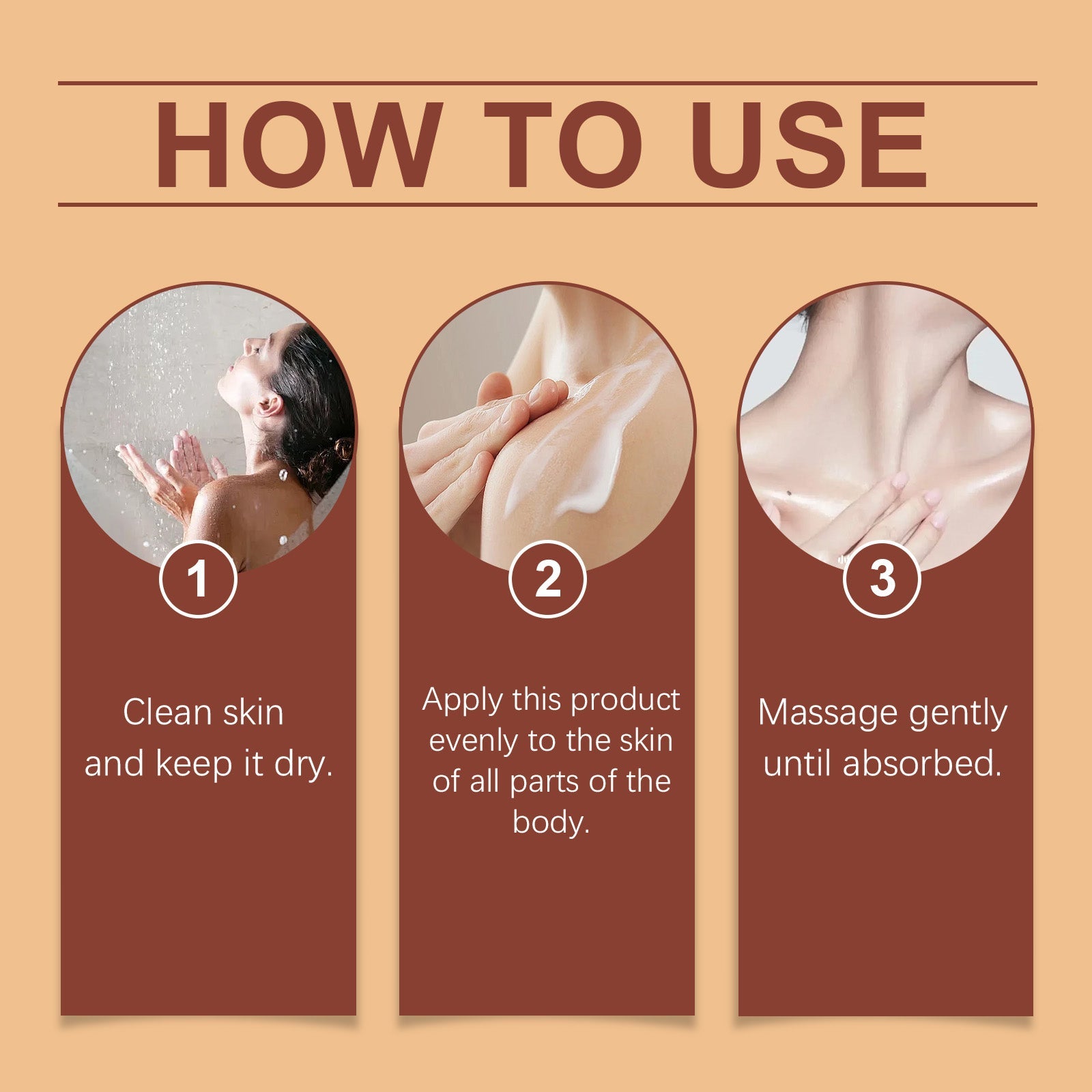 Body Moisturizing And Brightening Cream, Moisturizing And Brightening Skin, Refreshing And Non-Sticky Body Lotion - Korvel