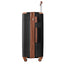 Hardshell Luggage Spinner Suitcase with TSA Lock Lightweight Expandable 24'' (Single Luggage) Black Brown + ABS + 24 Inch - Korvel