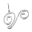 Hip Hop Grass Letter Pendant with Cuban Chain
