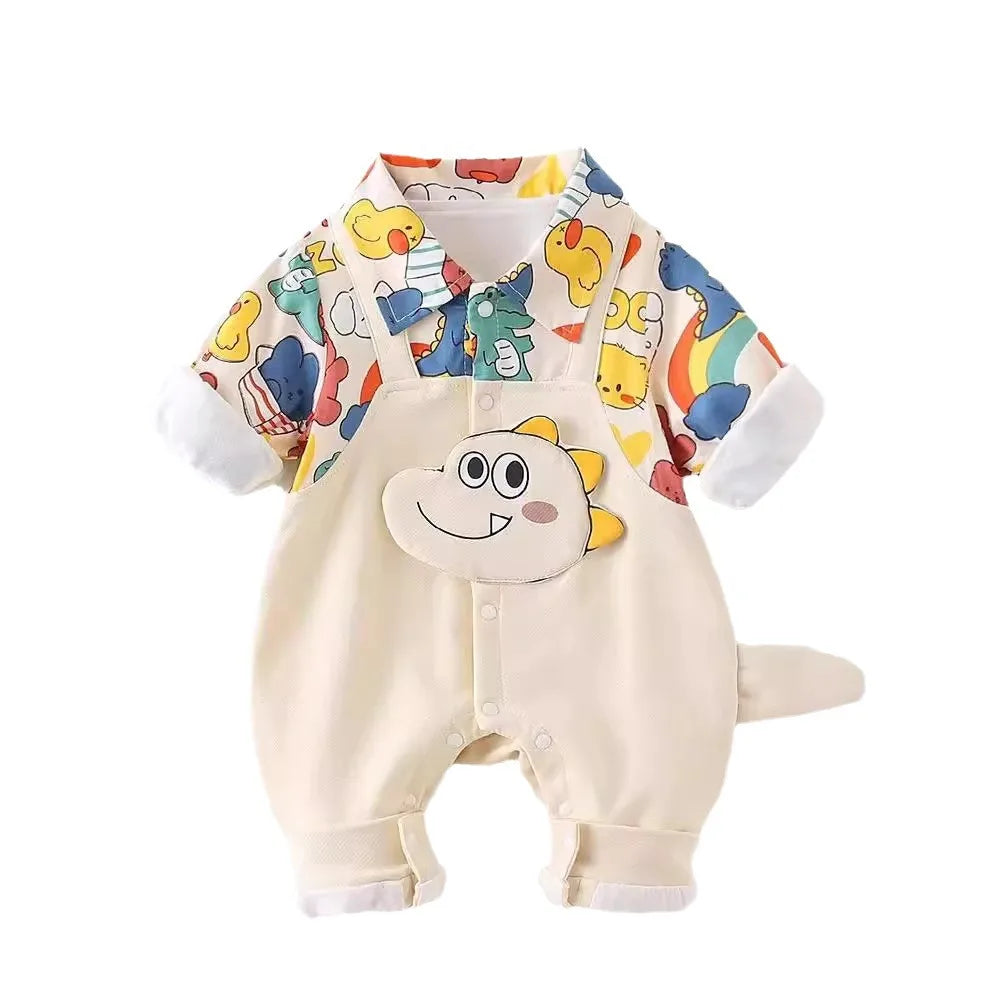 Premium Cotton Newborn Jumpsuit for Infants 0-18 Months