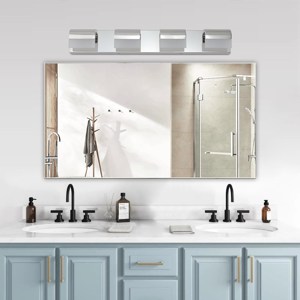 Modern 4-Light LED Vanity Lighting for Bathrooms