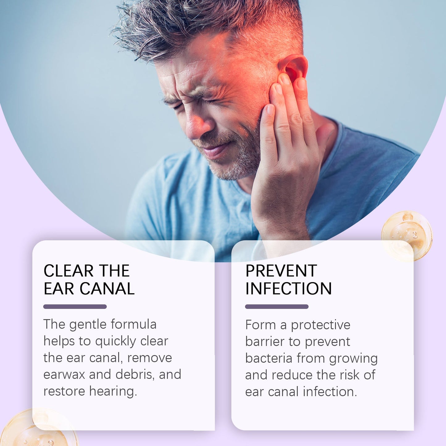 Gentle Herbal Ear Drops for Daily Ear Care