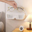 Glasses storage rack wall mounted non perforated decorative wall display sunglasses storage rack storage box - Korvel