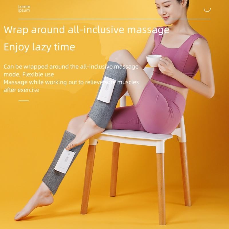 Electric air wave leg cover calf massager home automatic hot compress pressure leg massager leg slimming device - Korvel