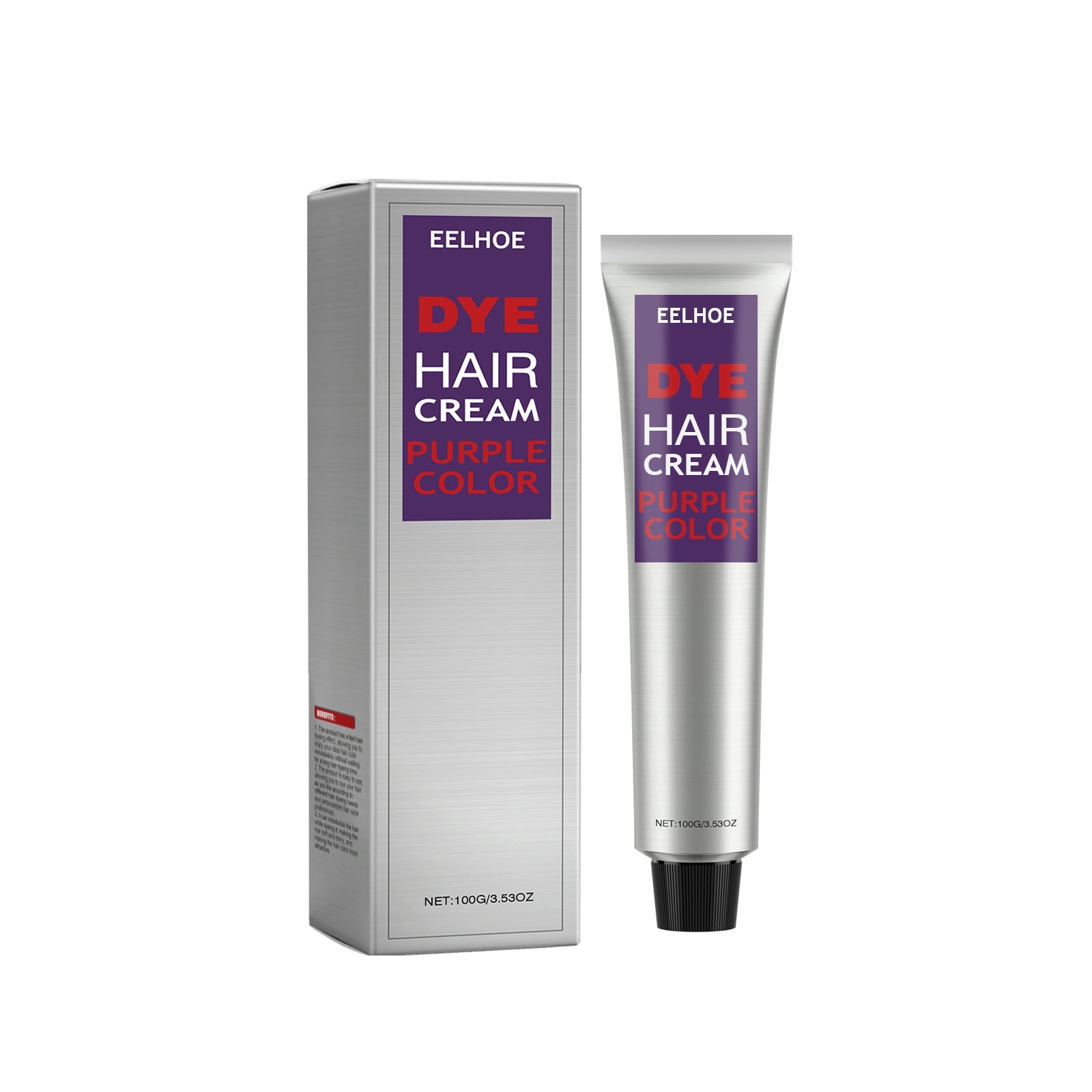 Hair Cream, Gentle, Non-Irritating, Non-Scalp Injury, Easy Color Change, Moisturizing Hair, Easy To Wash Hair Cream - Korvel