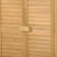 Premium Wooden Garden Shed - 3-Tier Outdoor Storage Cabinet