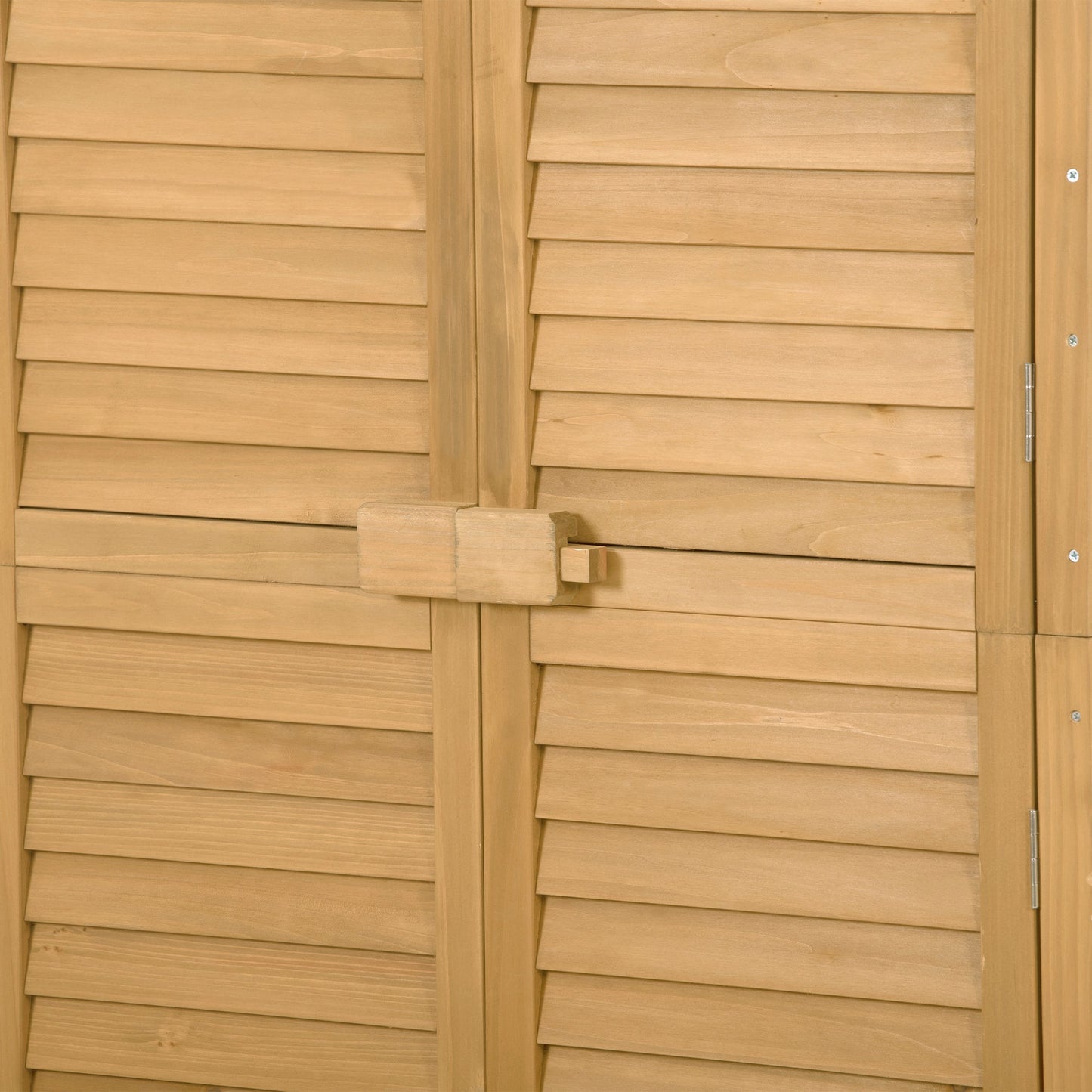 Premium Wooden Garden Shed - 3-Tier Outdoor Storage Cabinet