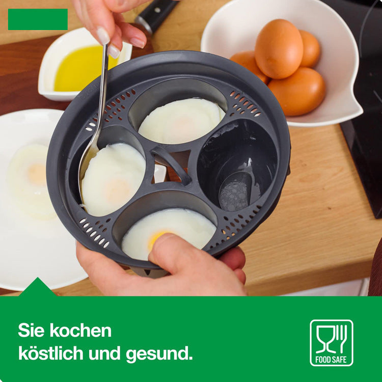 Moldes de Silicona Multifuncionales para Huevos para Thermomix TM5 TM6