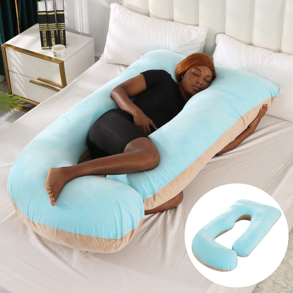 J-Shaped Pregnancy Pillow for Side Sleepers