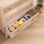 Cabinet de rangement en rotin à 3 tiroirs de 31,5" pour chambre et salon