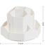 Large capacity rotatable pen holder plastic storage box rotating desktop stationery multifunctional office - Korvel