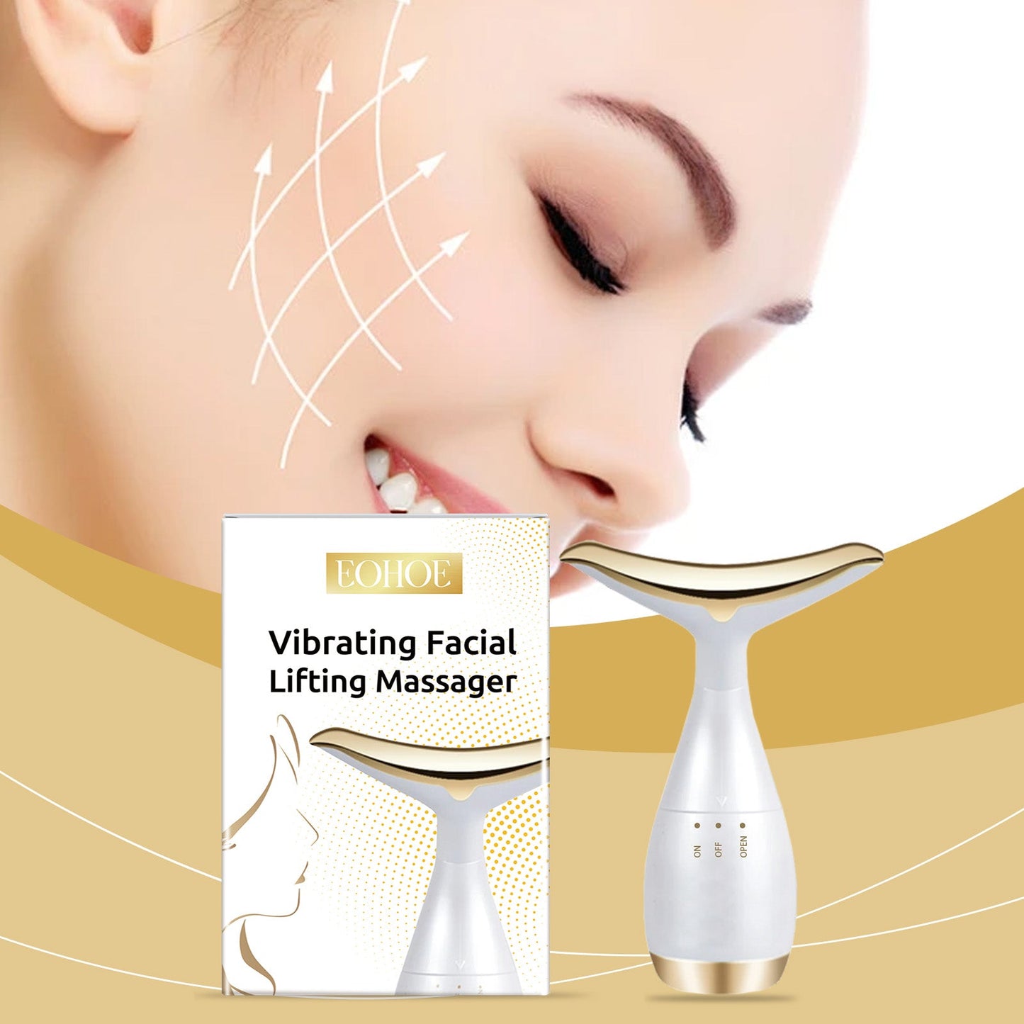 Face Firming Machine Face Lift Massage Gentle Comfort Repair Small Portable Massager - Korvel