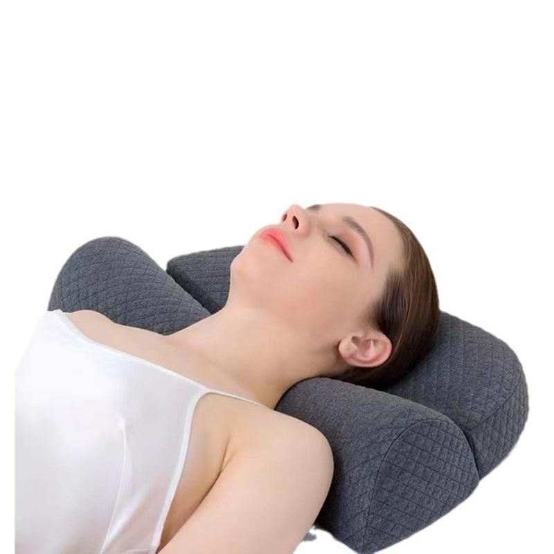 Bed Side Sleeping Pillow Neck Pain Relief Ergonomic Cervical Memory Foam Pillow - Korvel