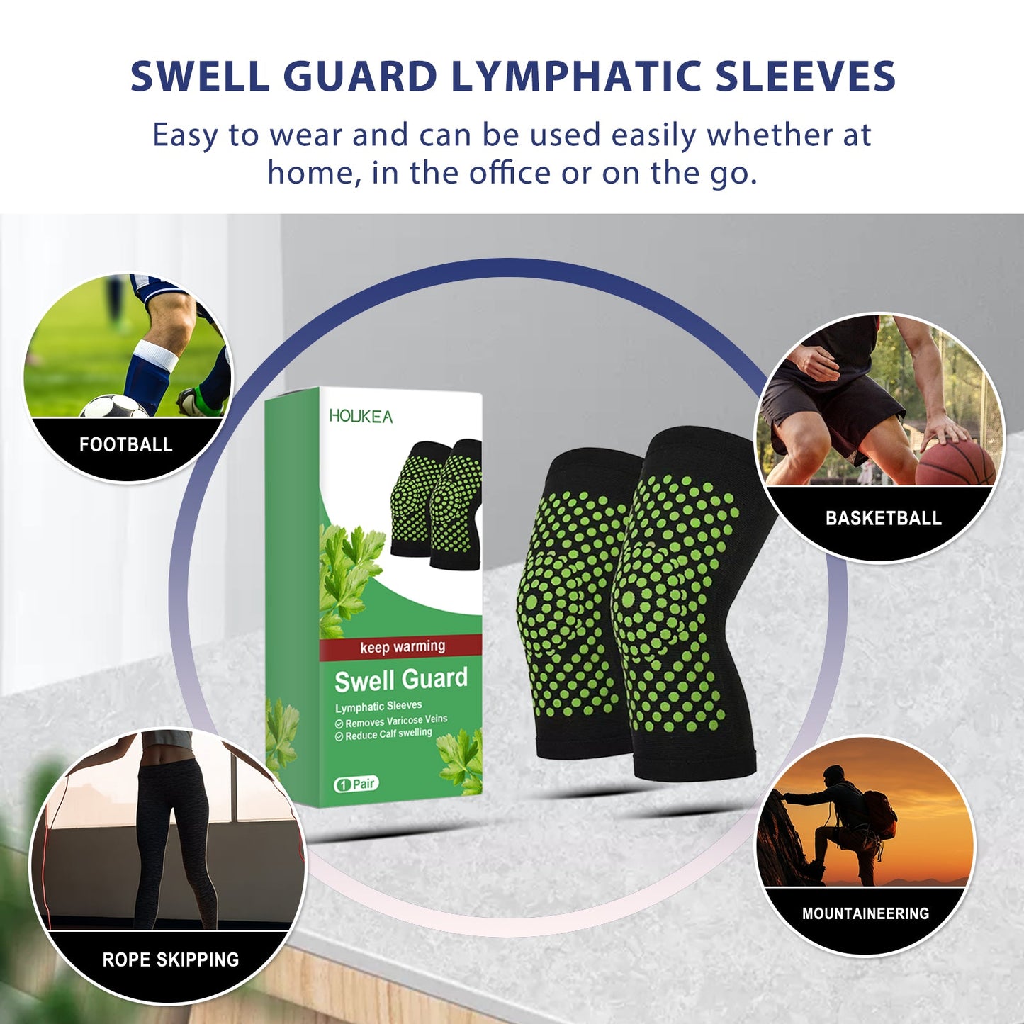 Swell Guard, Ease Muscle Soreness And Reduce Lymphatic Swelling Discomfort Body Care Kit - Korvel
