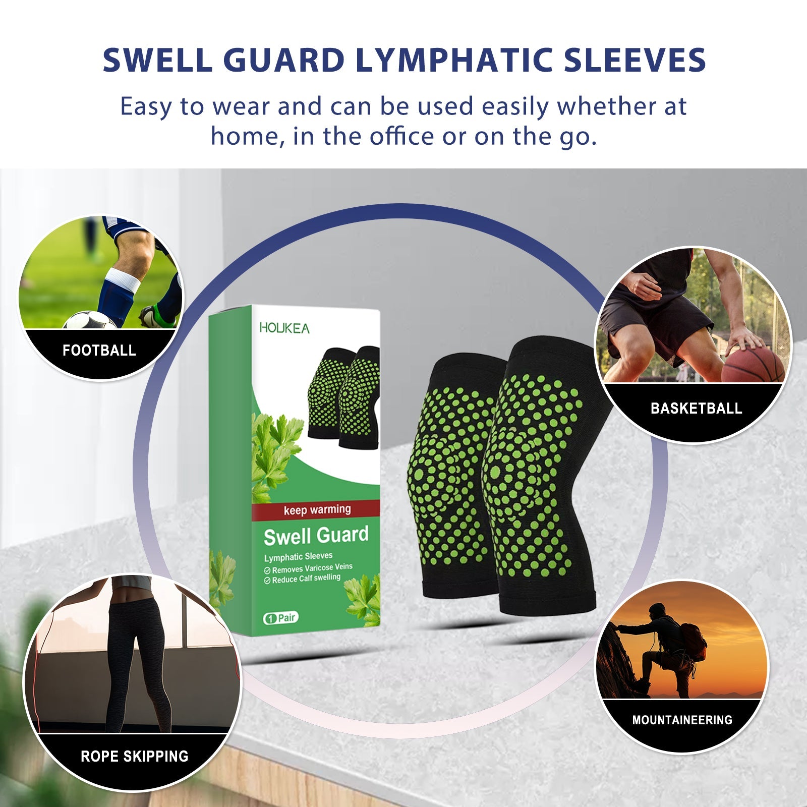 Swell Guard, Ease Muscle Soreness And Reduce Lymphatic Swelling Discomfort Body Care Kit - Korvel