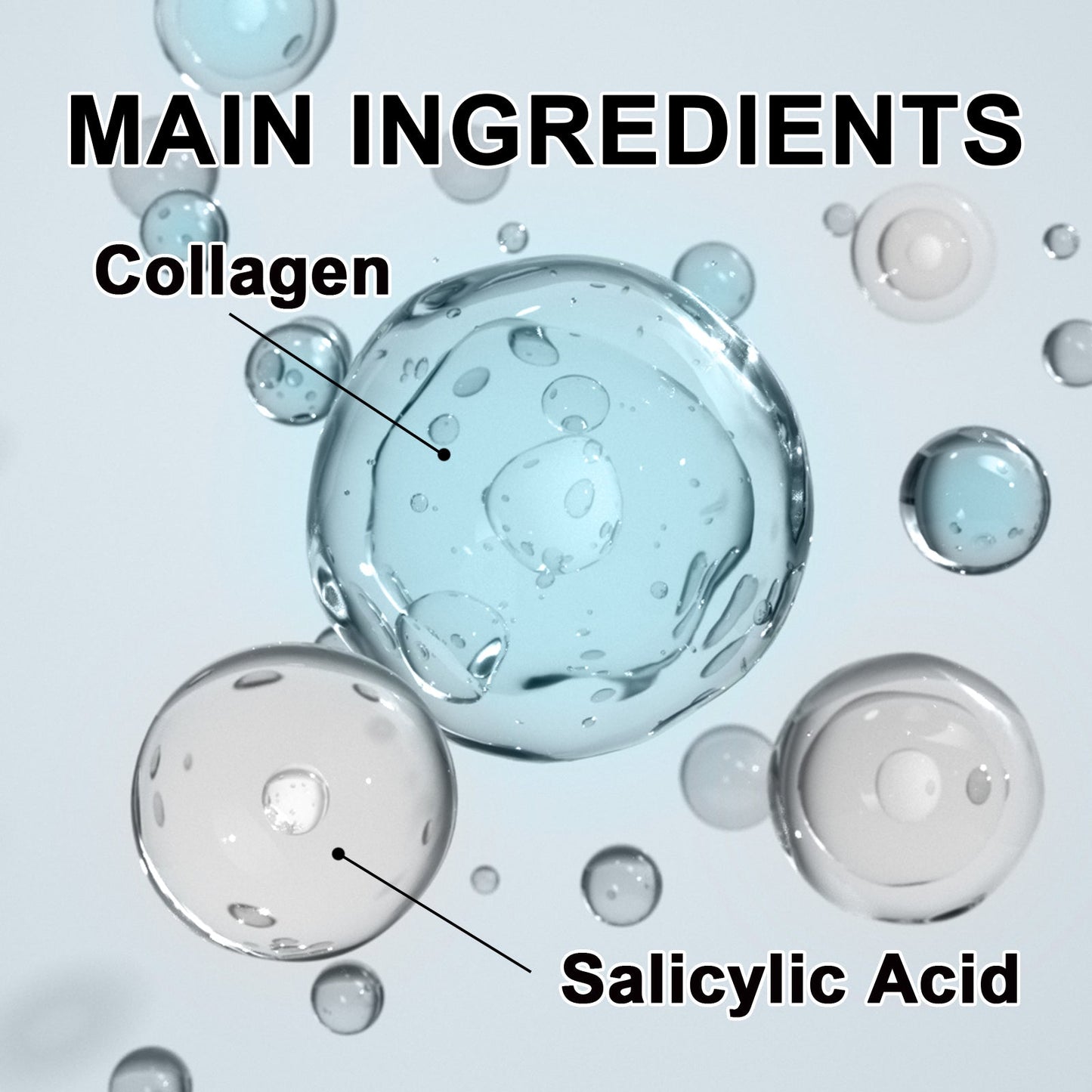 Salicylic Acid Facial Essence, Lighten Acne Mark Repair Hydrating Facial Care Essence - Korvel