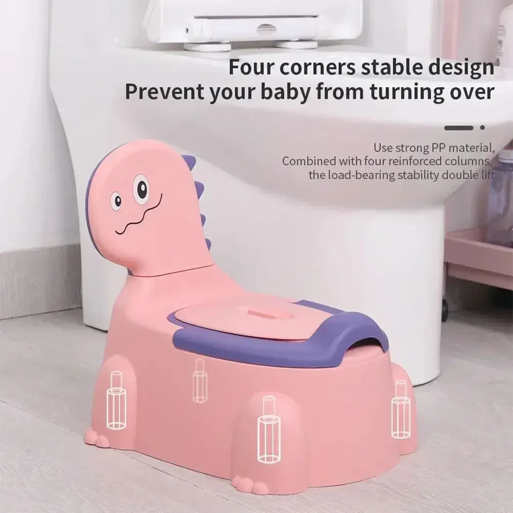 Baby Potty Toilet Training Seat Cartoon Dinosaur Thickening Children's Special Potty Baby Urinals Boys Girls Toilet Supplies - Korvel