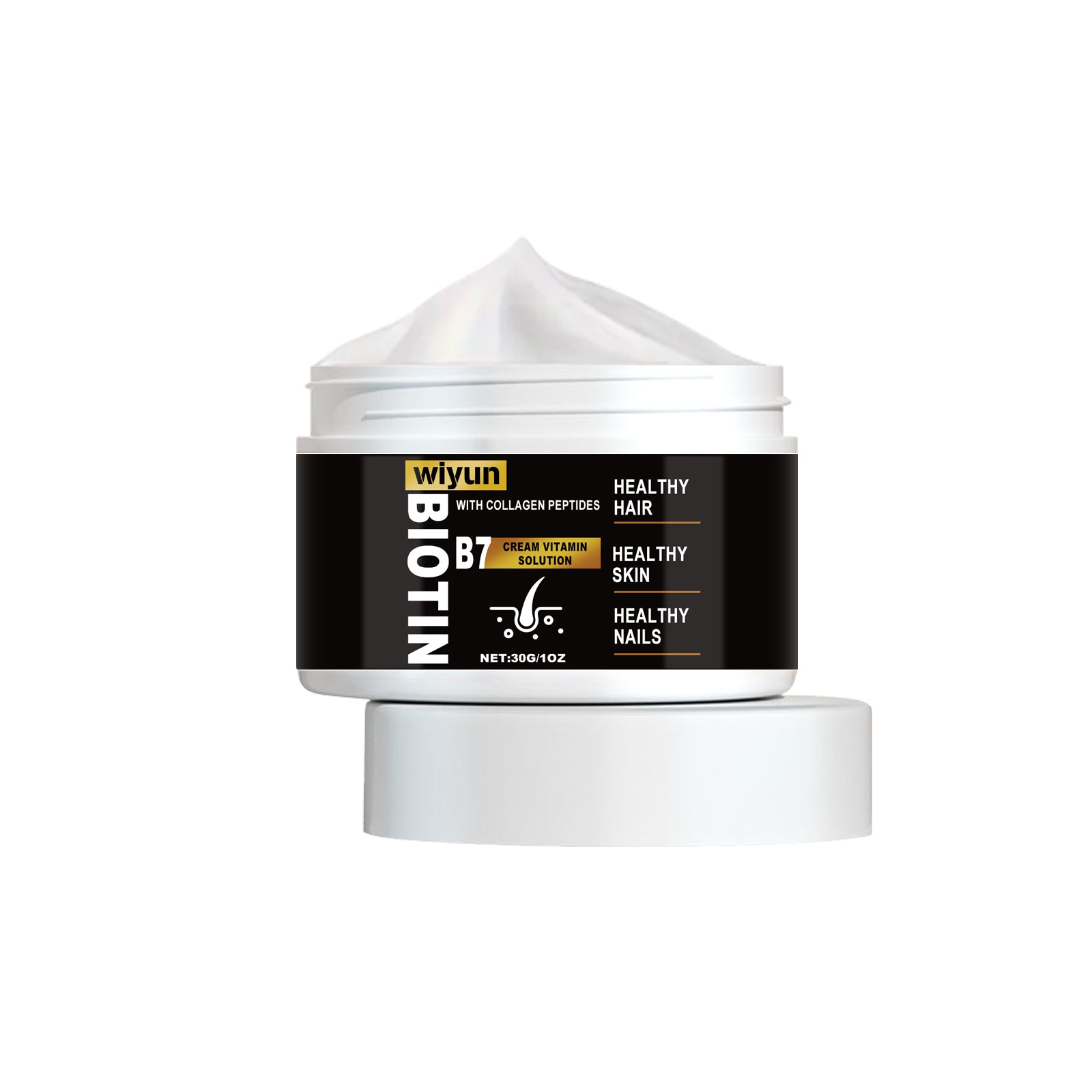 Biotin Cream, Scalp Massage Moisten Root Of Hair Care In The Off Strong Hair Thick Hair Cream - Korvel