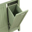 Meuble de salle de bain vert de 36" avec évier et rangement