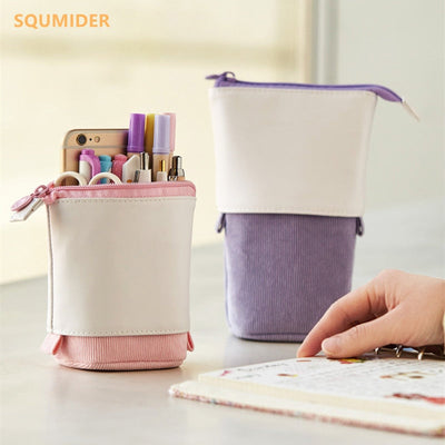 Kawaii Retractable Pencil Case - Stylish Storage for School