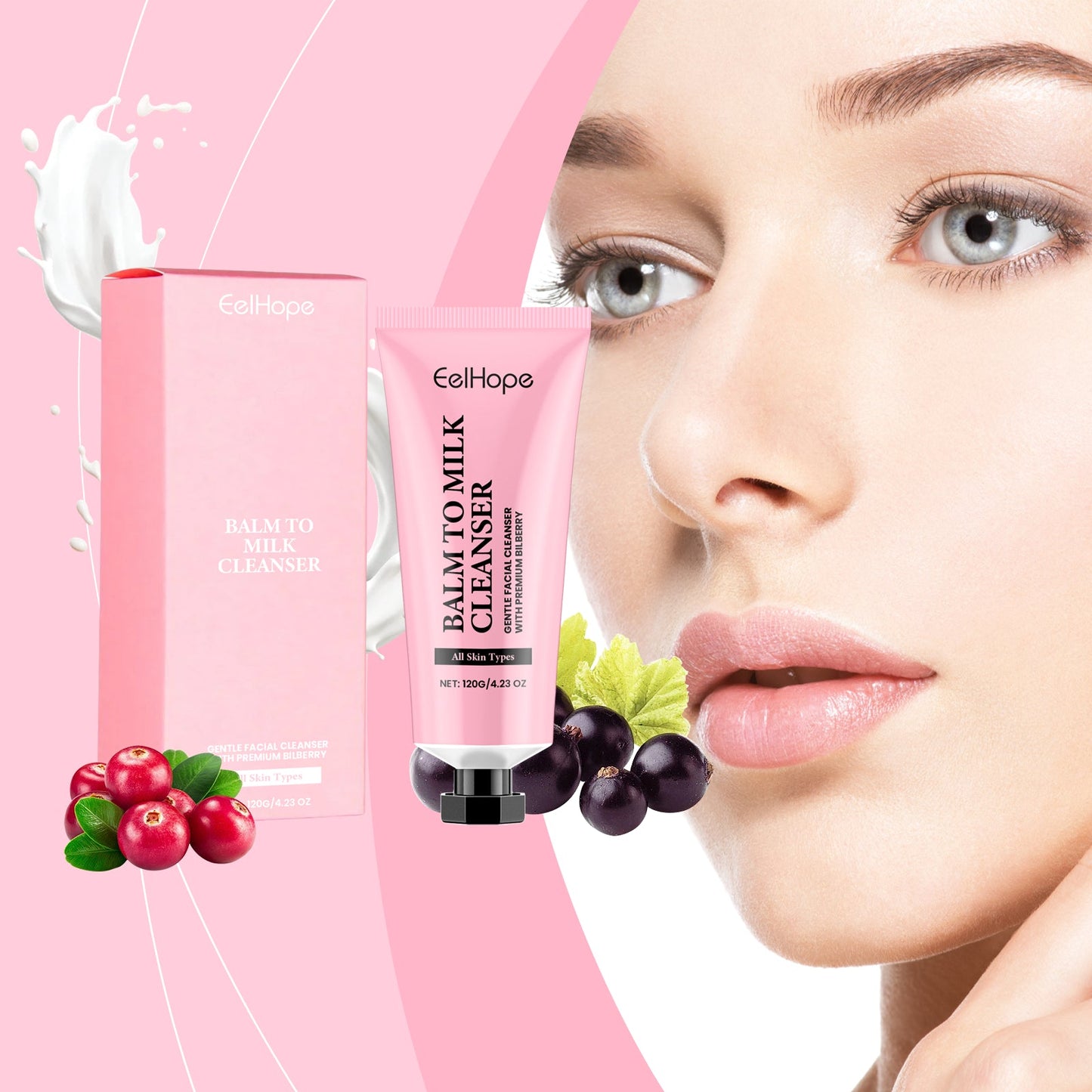 Deep Moisturizing Cleanser Clean Face Moisturizing Moisturizing Non-Tight Soothing Skin Cleanser - Korvel