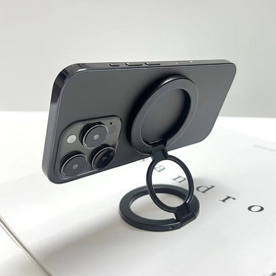 Premium Phone Stand with Dual-Sided Magnetic Ring Holder