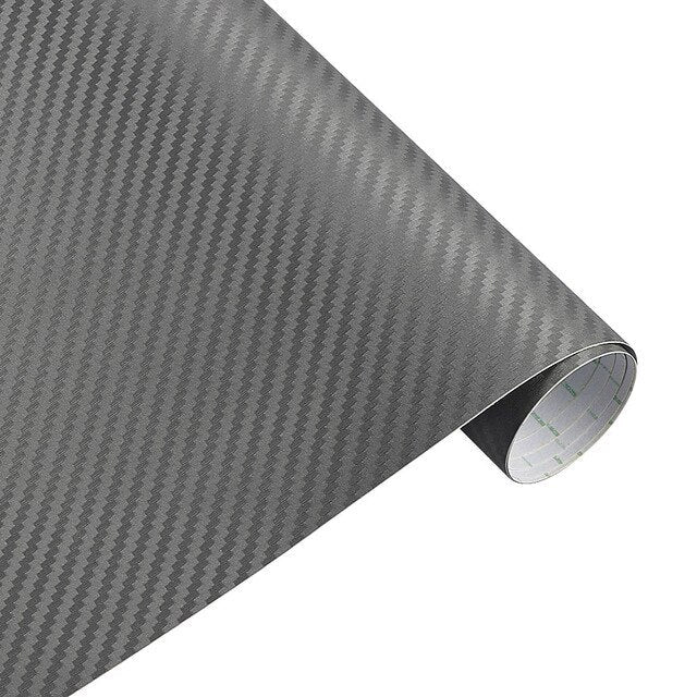 30cmx127cm 3D Carbon Fiber Vinyl Car Wrap Sheet Roll Film Car stickers and Decals Motorcycle Car Styling Accessories Automobiles - Korvel
